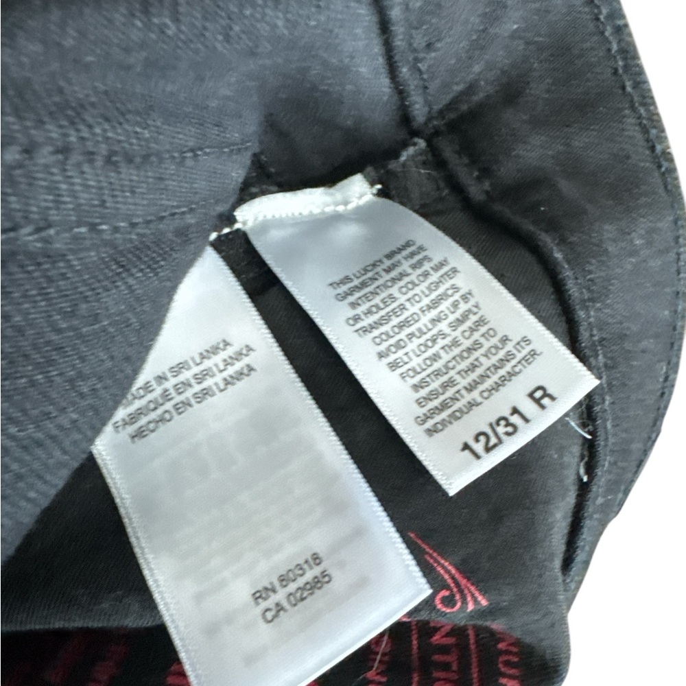 Lucky Brand‎ Women’s Black Jeans Size 12/31 Regular New With Tag Stretch Casual - Picture 9 of 10